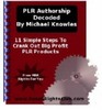 Thumbnail PLR Authorship Decoded Thumbnail PLR Authorship Decoded