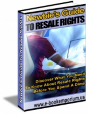 Product picture Newbies Guide To Resale Rights 