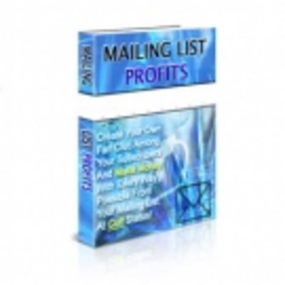 Product picture Mailing List Profits 