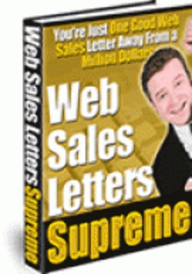 Product picture Web Sales Letters Supreme 