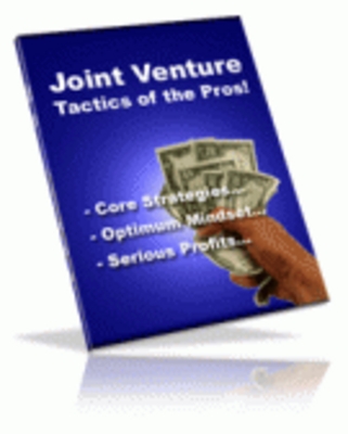Product picture Joint Venture Tactics of the Pros