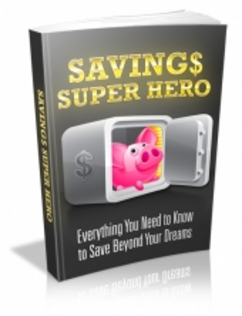 Product picture Savings Super Hero w/ MRR