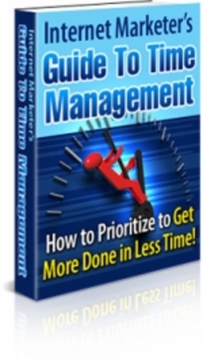 Product picture Internet marketer guide to time management