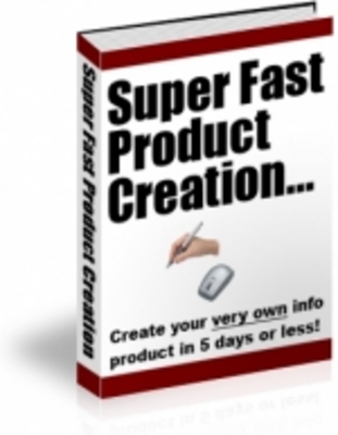 Product picture Super Fast Product Creation
